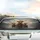 Highland Cattle Family Steering Through Scottish Highlands - Road Trip Gift for Cattle Lover Car Sunshade - 5