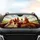 Brown Chickens Driving Sunglasses Pastoral Scene - Road Trip Gift for Chicken Lover Car Sunshade - 4