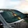 Ancient Stone Buddha Golden Lotus Lily Pad Pond - Car Interior Upgrade Car Sunshade - 6
