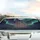 Electric Green Purple Aurora Borealis Midnight Sky Slender Trees Car Interior Upgrade Car Sunshade - 5