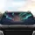 Electric Green Purple Aurora Borealis Midnight Sky Slender Trees Car Interior Upgrade Car Sunshade - 4