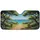 Winding Flagstone Path Ocean Vista Potted Floral Coastal Pines - Car Interior Upgrade Car Sunshade - 3