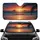 Tropical Sunset Volcanic Island Palm Frond Ocean - Road Trip Travel Essentials Car Upgrade Car Sunshade - 1