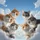 Curious Calico Tabby Ginger Cats - Cat Lover Everyday Use Gift Spare Tire Cover - 6