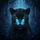 Black Panther Luminous Blue Eyes Morpho Butterfly Midnight Jungle - Wildlife Lover Gift Spare Tire Cover - 6