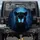 Black Panther Luminous Blue Eyes Morpho Butterfly Midnight Jungle - Wildlife Lover Gift Spare Tire Cover - 1