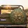 Metallic Gold Daisy Floral Vines Pearls - Luxury Home Decor Gift Spare Tire Cover - 2