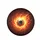Realistic Baseball in Fiery Flames Dynamic Swirling Vortex - Sports Fan Home Decor Gift Spare Tire Cover - 4