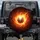 Realistic Baseball in Fiery Flames Dynamic Swirling Vortex - Sports Fan Home Decor Gift Spare Tire Cover - 1
