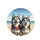 Husky Dogs Aviator Sunglasses Beach Ocean - Dog Lover Adventure Gift Spare Tire Cover - 4