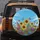 Golden Sunflowers Butterflies Garden Blue Sky - Nature Lover Everyday Use Gift Spare Tire Cover - 5