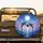 Two Dolphins Leaping Ocean Luminous Full Moon Stars - Wildlife Lover Gift Spare Tire Cover - 2