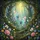 Ethereal Butterflies Wildflowers Enchanted Forest - Fantasy Outdoor Lifestyle Gift Spare Tire Cover - 6