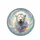 Majestic White Lion Vibrant Rainbow Mane Shimmering Light Trails - Wildlife Lover Gift Spare Tire Cover - 4