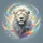 Majestic White Lion Vibrant Rainbow Mane Shimmering Light Trails - Wildlife Lover Gift Spare Tire Cover - 6