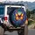 Stained Glass Butterfly Botanical Garden - Nature Lover Gift Spare Tire Cover - 3