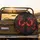 Two Red Butterflies Crimson Blossoms Berries Foliage Vines - Wildlife Lover Gift Spare Tire Cover - 2