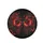 Two Red Butterflies Crimson Blossoms Berries Foliage Vines - Wildlife Lover Gift Spare Tire Cover - 4