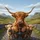 Highland Cow Scottish Countryside Plaid Wheel - Farmhouse Decor Gift for Cow Lover Spare Tire Cover - 6
