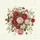 Full Bloom Red Pink Roses Green Foliage Berries Leafy Tendrils - Everyday Lifestyle Spare Tire Cover - 6