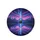 Neon Blue Light Beam Mountain Lake Landscape Celestial Stars - Nature Lover Gift Spare Tire Cover - 4