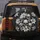 Skulls White Lilies Ornate Foliage - Gothic Decor Gift Spare Tire Cover - 5