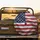 American Flag Waving Red White Blue - Independence Day Patriot Gift Spare Tire Cover - 2