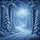 Winding Snow Forest Path Evergreen Trees Icicles - Outdoor Vehicle Display Spare Tire Cover - 6