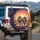 Shih Tzu Dogs American Flag Cowboy Hats Patriotic Travel Decor for Dog Owners Spare Tire Cover - 3
