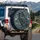 Raven Art Nouveau Floral Botanical Scrollwork - Wildlife Lover Gift Spare Tire Cover - 3