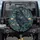 Raven Art Nouveau Floral Botanical Scrollwork - Wildlife Lover Gift Spare Tire Cover - 1