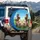 Funny Fluffy Sheep Horses Donkeys Sunglasses Blue Green Eyes - Farm Animal Lover Gift Spare Tire Cover - 3