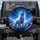 White Wolf Majestic Galactic Nebula - Space Enthusiast Gift Spare Tire Cover - 1