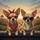 Chihuahua Dogs Red Bandana Sunglasses Scenic Sunset View - Dog Lover Road Trip Gift Spare Tire Cover - 6