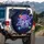 Astronauts Purple Gas Giant Planet Space Exploration Gift for Space Lover Spare Tire Cover - 3