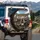 Selfie Raccoon Driving Car Road Trip - Travel Adventure Gift for Road Trippers Spare Tire Cover - 3