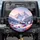 Snowy Cabin Alpine Mountains Pine Trees Flowered Slopes - Travel Essentials Gift Spare Tire Cover - 1