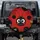 Charming Ladybug Face Antennae Red Background Green Foliage - Garden Lover Gift Spare Tire Cover - 1