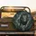 Majestic Lion Dark Mane Golden Eyes Jungle Rock Scene - Wildlife Lover Gift Spare Tire Cover - 2