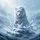 Majestic White Lion Snow Leopard Hybrid Ice Crystals - Fantasy Art Lover Gift Spare Tire Cover - 6