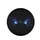 Intense Predatory Glowing Electric Blue Eyes Dark Smoke Indigo - Vehicle Adventure Gear Spare Tire Cover - 4