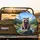 Fluffy Raccoon Mossy Rock Mountain Stream Wildflowers Pine Forests - Wildlife Lover Gift Spare Tire Cover - 2