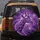 Electric Purple Giraffe Head Plasma - Futuristic Vehicle Decor Wildlife Lover Gift Spare Tire Cover - 5