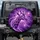Electric Purple Giraffe Head Plasma - Futuristic Vehicle Decor Wildlife Lover Gift Spare Tire Cover - 1