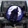 Howling Wolf Full Moon Mountain Forest - Wildlife Lover Gift for Wolf Enthusiast Spare Tire Cover - 1