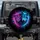 Lion Cub Wolf Glowing Eyes Fuchsia Purple Cyan Blue Cosmic Neon Drips - Wildlife Lover Gift Spare Tire Cover - 1