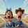Terrified Cartoon Characters Desert Road Trip Travel Adventure Gift Spare Tire Cover - 6