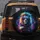 Futuristic VR Goggles Lion Glowing Musical Notes - Sci-Fi Music Lover Gift Spare Tire Cover - 5