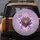 Purple Lotus Flower Butterfly Vine Home Decor Gift for Yoga Lover Spare Tire Cover - 5