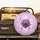 Purple Lotus Flower Butterfly Vine Home Decor Gift for Yoga Lover Spare Tire Cover - 2